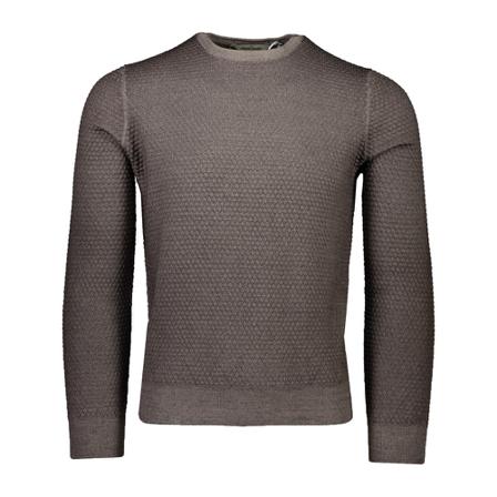 Gran Sasso, Jersey Bruin, Heren, Maat:M,wol