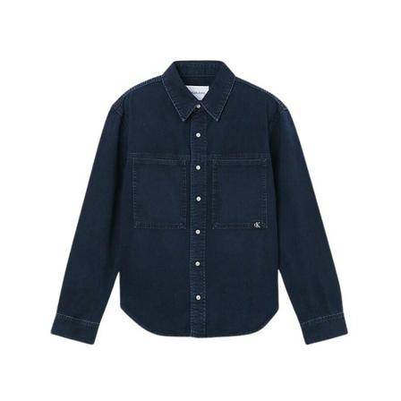 Calvin Klein Jeans, Shirts Blauw, Heren, Maat:M