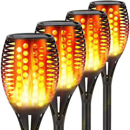 Solcellslampa Fackla Super Stark LED