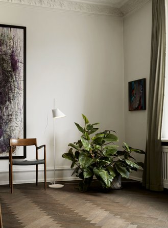 Yuh gulvlampe - hvit