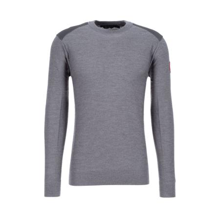 Canada Goose, Round-neck Knitwear Grijs, Heren, Maat:XL