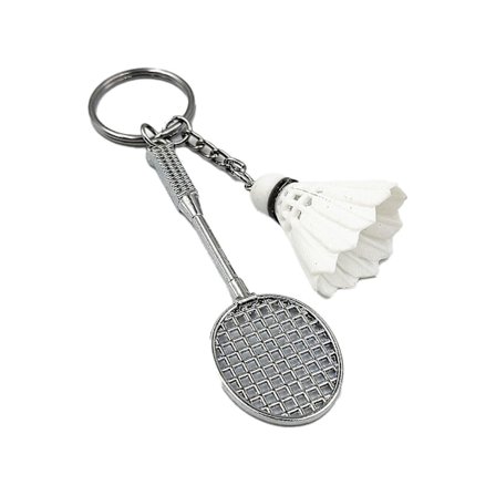 2 stk. Nøgleringe Badminton Vedhæng Dekorationer Tredimensionel Nøglering Til Souvenirpræmier