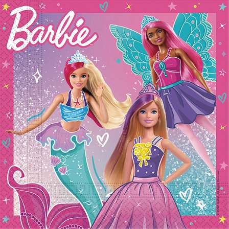 Barbie Servietter 20-pakning