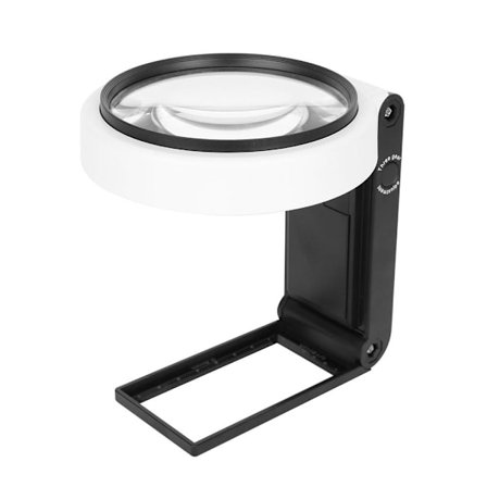 Sammenfoldelig skrivebordstype LED-forstørrelsesglas 3.5X 25X Forstørrelsesglas