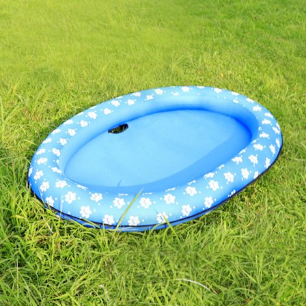 Hundpool Vattenleksaker Flytande flottar Uppblåsbar Pet Pool Float Sommar
