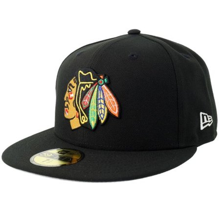 New Era - NHL Noir fitted Casquette - Hatstore Exclusive x Chicago Blackhawks 59FIFTY Black Fitted @ Hatstore