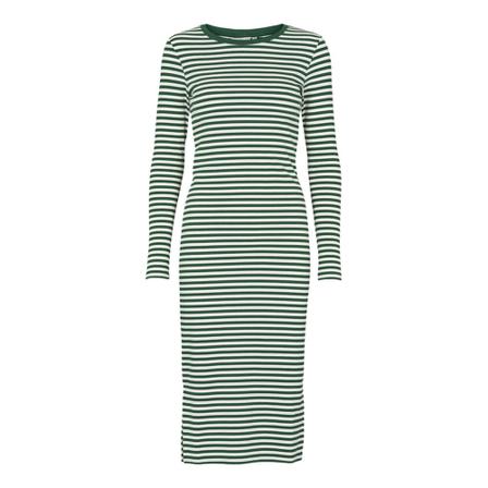 Basic Apparel Ludmilla Long Kjole Gots Grøn, Dame