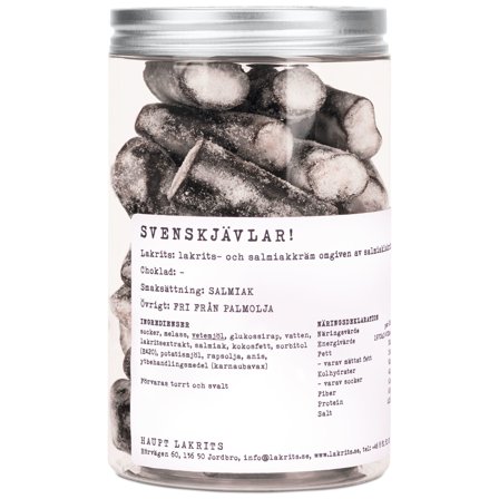 Haupt lakrits Svenskjävlar! 250 g