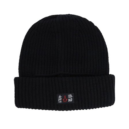 Difuzed - Black cuff Beanie - Assassin's Creed Shadows Black Balaclava Cuff @ Hatstore