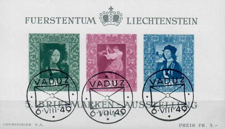 Liechtenstein 1949 - MICHEL BL-5 - Stemplet