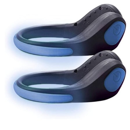 2 stk. LED-lyssko-klips, regntæt blinkende lys til løb, jogging