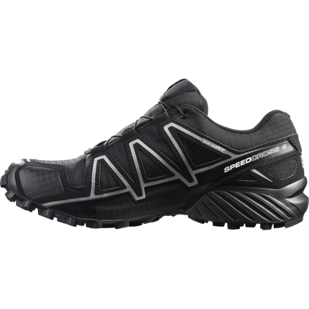 Salomon - Chaussures de trail running pour homme Speedcross 4 GTX - Black / Black - 40⅔
