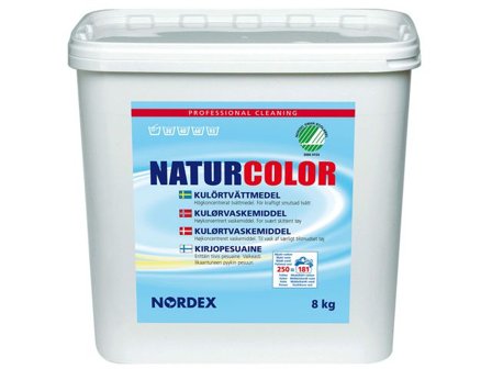 NORDEX Tvättmedel Natur Color 8kg - Lyreco - Städ och hygien - Tvättmedel och klädvård - Tvättmedel