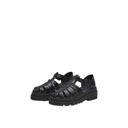 Selected Femme 16084332 fisherman Sko Sort, Dame, Størrelse: 39 EU