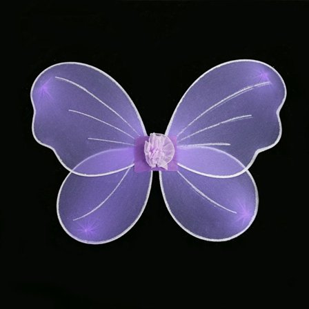 Fairy Dress Up Sommerfuglvinger LYS LILLA