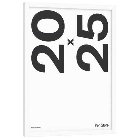 White Wooden Frame 20x25 cm