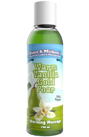 Warme Vanille Gold Birne Wärmendes Massageöl 150ml