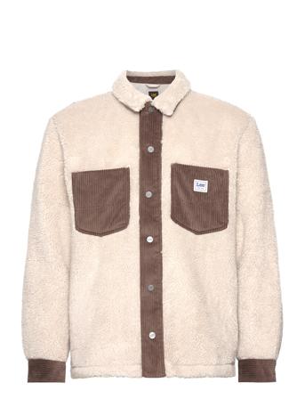 Sherpa Overshirt Lee Jeans Cream