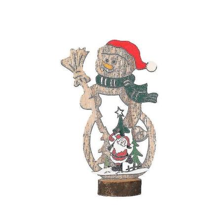 Ornts/bord Santa Claus Man Hantverk/jul Råtta. ()(1 st)