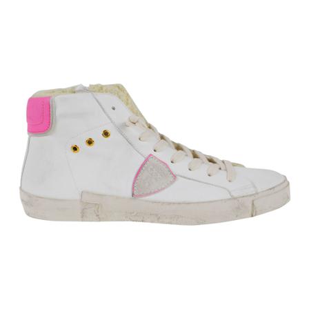 Philippe Model Prsx High Sneakers , Wit , Dames , Maat: 38 EU