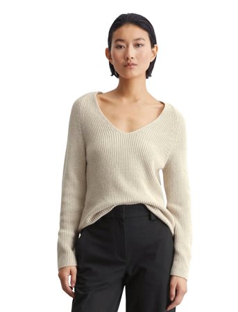 Marc O'Polo Pullover Long Sleeve - Beige - M