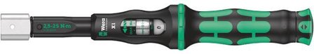 Wera Click-Torque X 1 Momentnyckel för insatsverktyg, 9x12 mm 2,5-25 Nm, Handverktyg