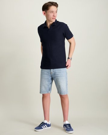 Scotch & Soda The Pitch loose jeans shorts Blå Shorts Kille - Kids Brand Store