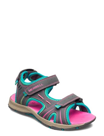 Merrell Kids Panther - Grey/Turq - Grey - 29