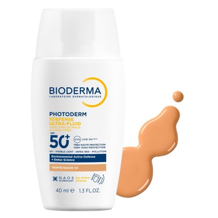 BIODERMA XDefense Ultra-Fluid Tinted SPF50+ 03 40ml - Solare viso alta prot.