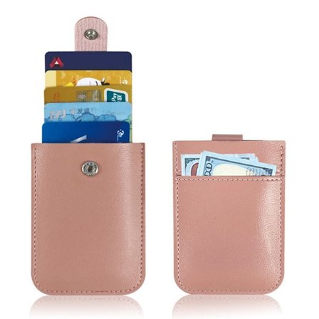 ID Kreditkortsinnehavare Plånböcker ROSA - stock