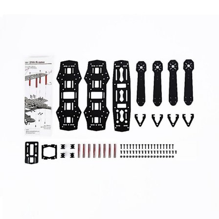 Glasfiber Mini 250 FPV Quadcopter Ram 4 Axlar