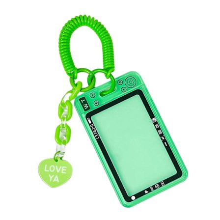 Fotokortholder Buskort Beskyttende Ærme Vandafvisende Kortetui Holder 1-2 Kort til Studerende Barn Grøn