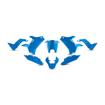 Kit Plastique Rtech Revolution Tenere 4 Pièces (Avant, Arrière, Latéral, Ouïes) - Yamaha Tenere 700 2019-2024