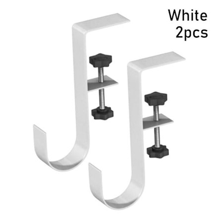 1/2 kpl Pöydän reunakoukku ripustuskoukku VALKOINEN 2 KPL VALKOINEN 2 KPL