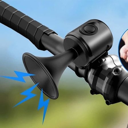 120 dB Polkupyörän Kello - X-TOUT - IPX4 Vedenpitävä - Sähkömaastopyörille ja Lapsille - Valkoinen