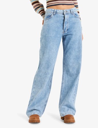 Roxy Milla Wide Leg Regular Beau Bl - Blue - 26