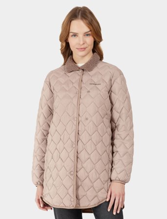 Didriksons Betina Wns Parka - Beige - 44