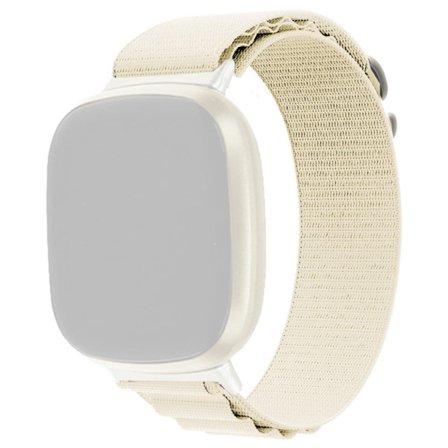 Fitbit Sense / Versa 3 klockarmband i nylon - Beige