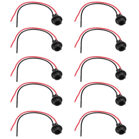 10 st T10 LED Bil Glödlampa Sockel Hållare Kontakt Förlängning Kil Ljus Bas Adapter
