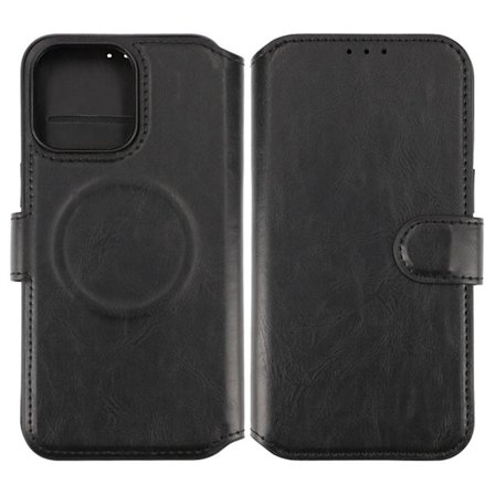 iPhone 15 Pro Max Plånboksfodral med Magsafe Rvelon - Svart