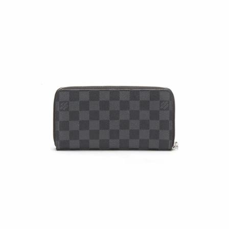 Louis Vuitton Vintage, Pre-owned Wallet Zwart, Dames, Maat:ONE Size,Canvas