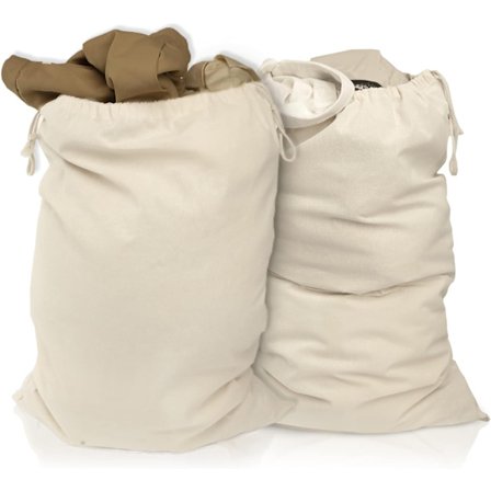 Sæt med 2 vasketøjsposer 48*60 cm - ekstra stor tunge-Xin