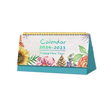 2024-2025 Engelsk Forenklet Skrivebords Kalender