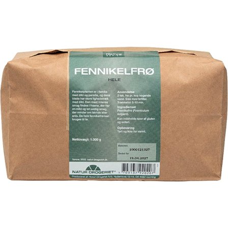 Natur Drogeriet Fennikel 1 kg, Helse & Madvarer, Krydderier, Øvrigt