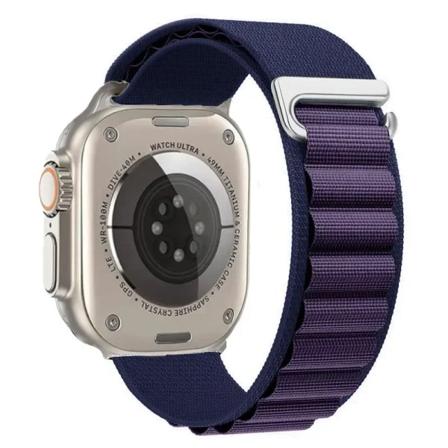 Nylon För Apple Watch Ultra/2 49mm Series 9 8 7 45mm 41mm Sport klockarmband som andas För iwatch 6 5 4 3 SE 44mm 40mm 42mm 32 Purple 42mm 44mm 45mm 
