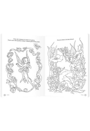 KÄRNAN Målarbok Fairies med klistermärken Skapa & pyssla Unisex ONESIZE