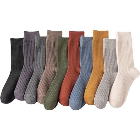 Sokker - 10 par damesokker - Verdipakke damesokker størrelse 36/40 - Sokker - Strømper