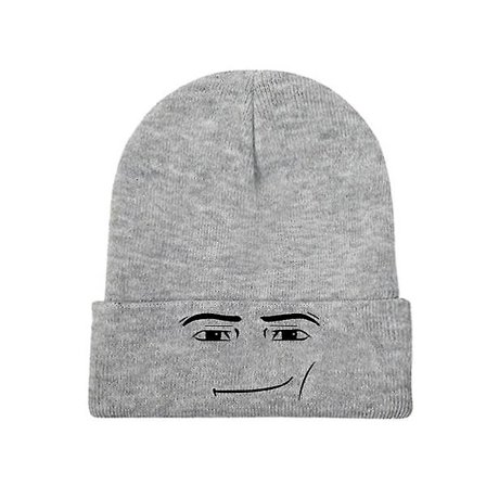 Roblox Face -neulepipo, neulottu pipo, kallopipo, talvipipo, pehmeä myssy, talven lämmin [DB]