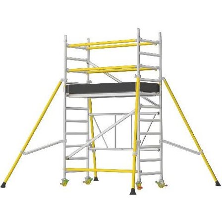 W.steps FT 750XR Hantverksställning med räcken 1,8 meter, Stegar & ställningar