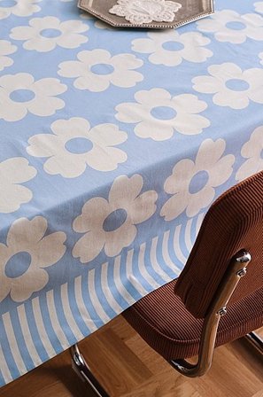 Jotex - Afveegbaar Tafelkleed Blauwe Kleur Blauwe kleur - WERNER - Koop Tafelkleden bij Jotex